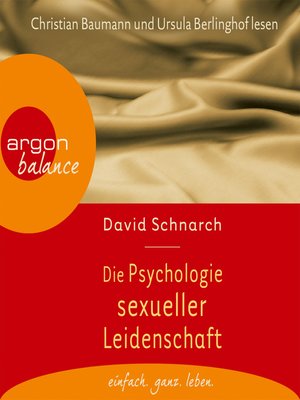 cover image of Die Psychologie sexueller Leidenschaft
